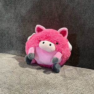 Mini Squishable pink flying pig plush